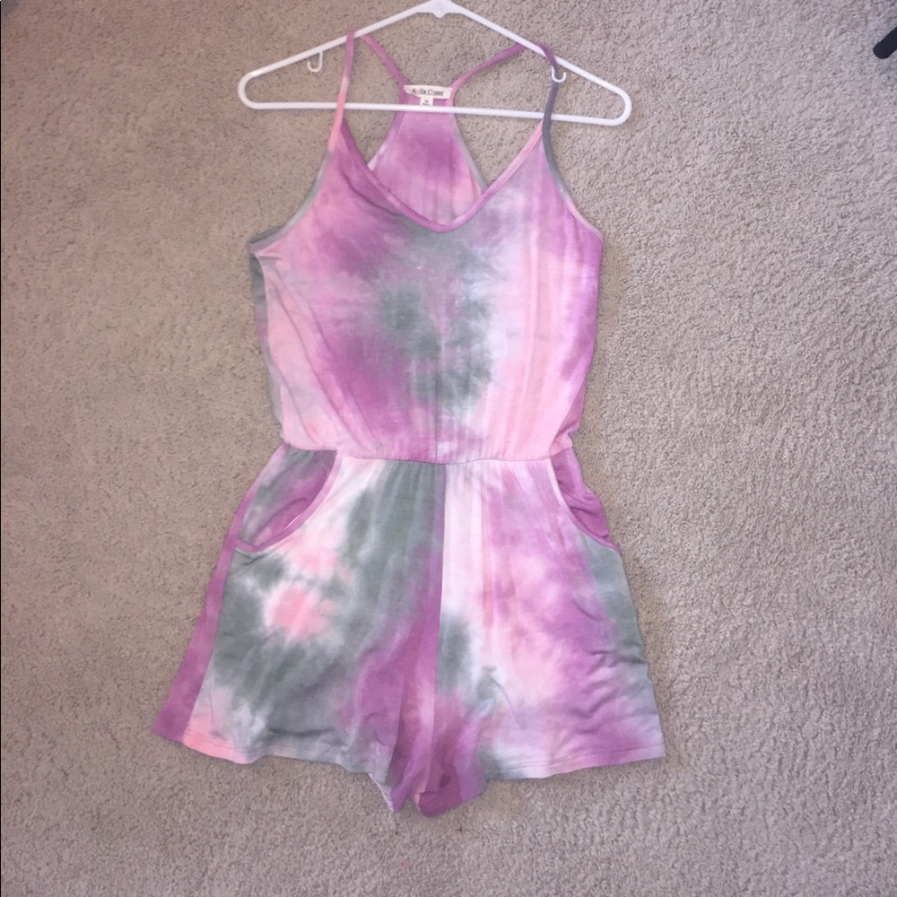 Rolla costa tie-dye romper‼️